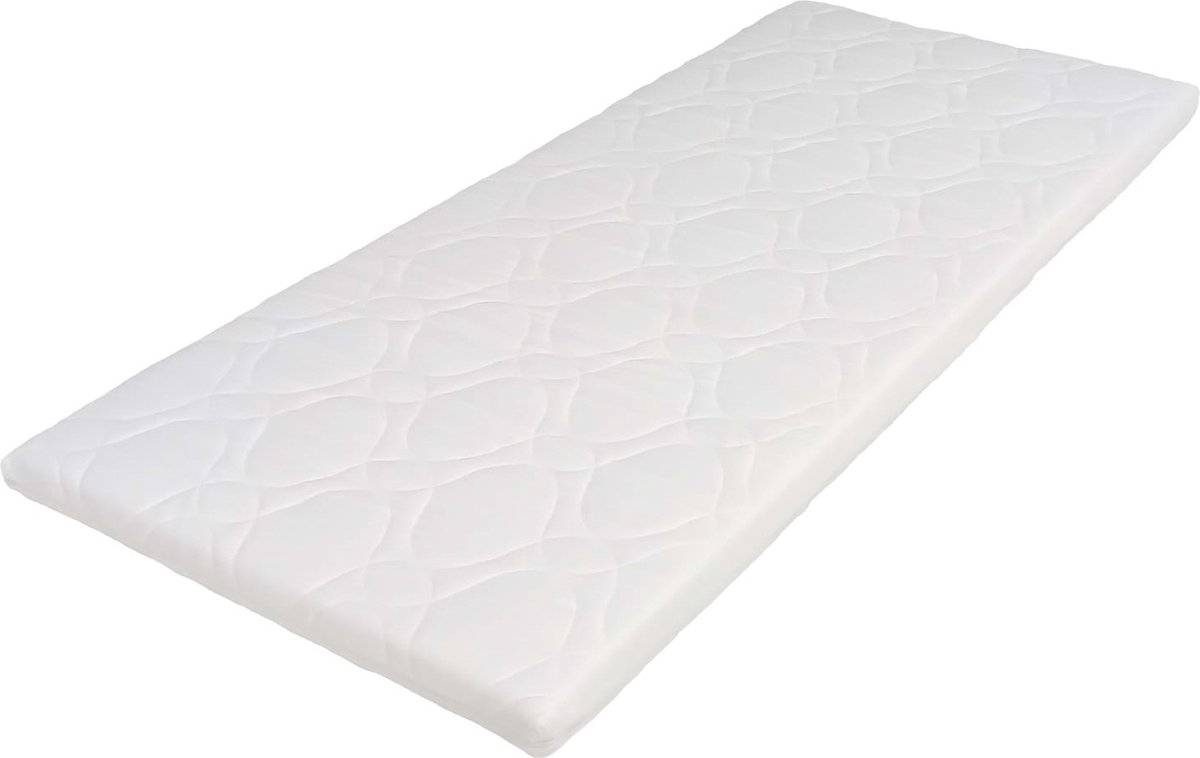 3D Natuur Latex Topdekmatras - 70x200 - 8 cm dik - Anti-Allergie - Afritsbare en wasbare hoes