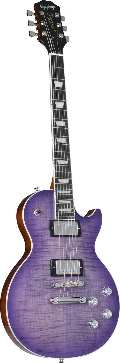 Epiphone Les Paul Modern Figured Purple Burst - Single-cut elektrische gitaar