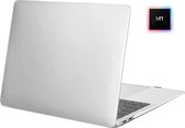 Laptophoes - Geschikt voor MacBook Air 13 inch Hoes - Case Voor Air M1 2020 (A2337) - Mat Wit