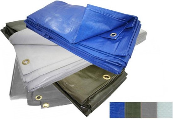 Dekzeil Classic, 180 g / m², blauw 3 x 5 meter Dekzeil Classic, 180 g / m², blauw 3 x 5 meter