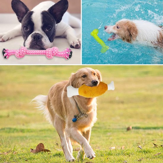 Trixie Junior Touwbal - Hondenspeelgoed - 6 cm - Fun Speelgoed - Pets Place
