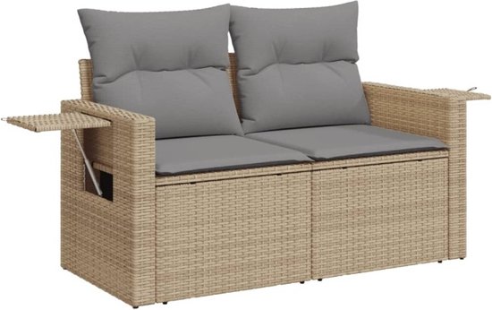 vidaXL-7-delige-Loungeset-met-kussens-poly-rattan-beige