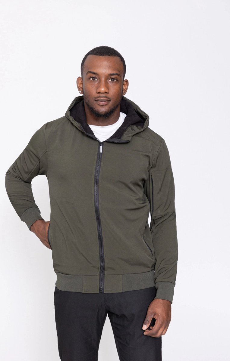 Zayn Khaki Herenjas - Maat S - Stijlvolle Outdoorjas voor Mannen
