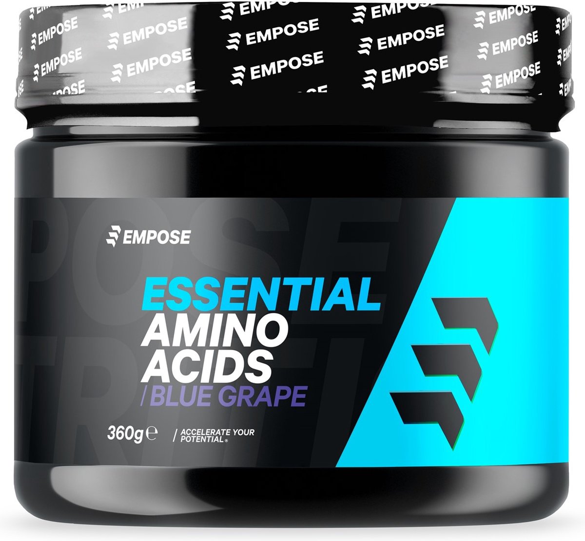 Goedkoopste Empose Nutrition EAA Poeder - Essentiële Aminozuren - 360 gram - Blue Grape