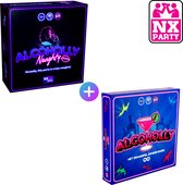 NX Party® Duo ~ Alcoholly® + Alcoholly® Naughty - Drankspel - Bordspel - Nederlandstalig - Spelletjes voor volwassenen - Drank spelletjes - Drinkopoly