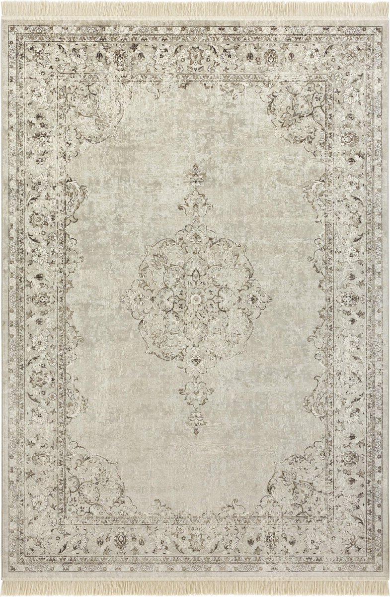 Vintage vloerkleed Oriental - crème 95x140 cm