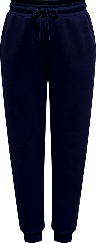 Only play lounge high waist sweat pant in de kleur marine.