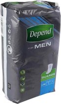 Depend For Men Guards- 20 x 14 stuks voordeelverpakking