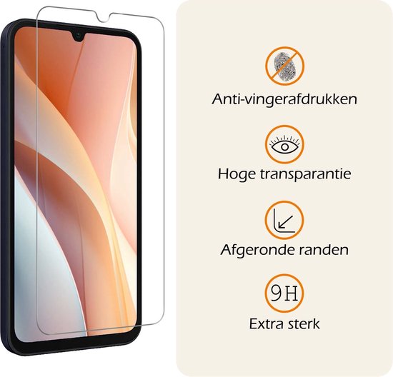 Protecteur d'écran adapté pour Samsung A15 Film de protection d'écran en Glas Tempered Glass - Protecteur d'écran adapté pour Samsung Galaxy Galaxy A15 Protecteur d'écran