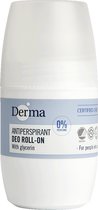 Derma Family Deodorant Roller - 50 ML - Parfumvrij - Hydraterende - Hypoallergeen - Aluminium chlorohydraat