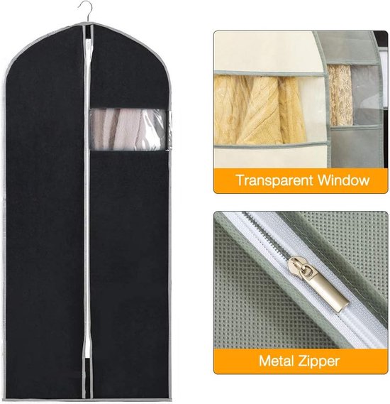 Stofdichte Opberghoes Beschermhoes Voor Kledingrek - Stofdichte Kledingzak 50x150x200 Cm | Transparante Opberghoes Voor Kleding Aan De Kapstok Kledinghoes Meerdere Kledingstukken