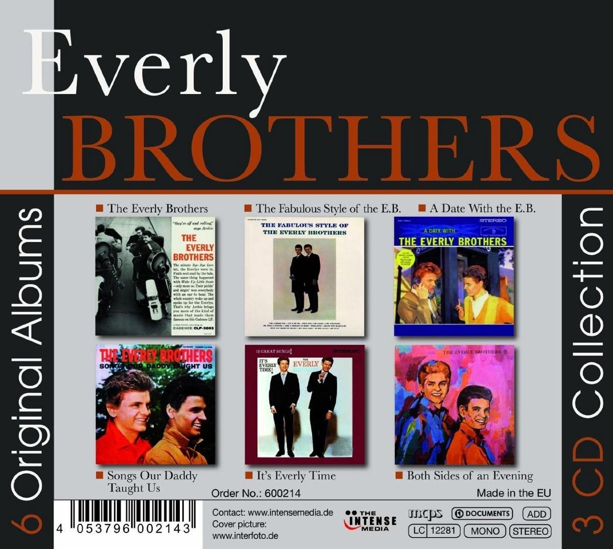 6 Original Albums Everly Brothers, Everly Brothers CD (album