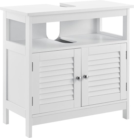 JUNGBORN Badkamermeubelset Trenta geribbeld mat zwart 60 cm met zwarte greeplijst en twee lades incl. keramische wastafel met één kraangat kopen