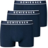 Schiesser 95/5 Organic Heren Shorts - Donker Blauw - 3 pack - Maat S