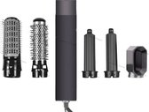 Klikklak Brosse sèche-cheveux - Brosse chauffante - Volumateur - Lisseur - Fer à friser - Électrique - 80-200 degrés - Utilisation rapide - Zwart