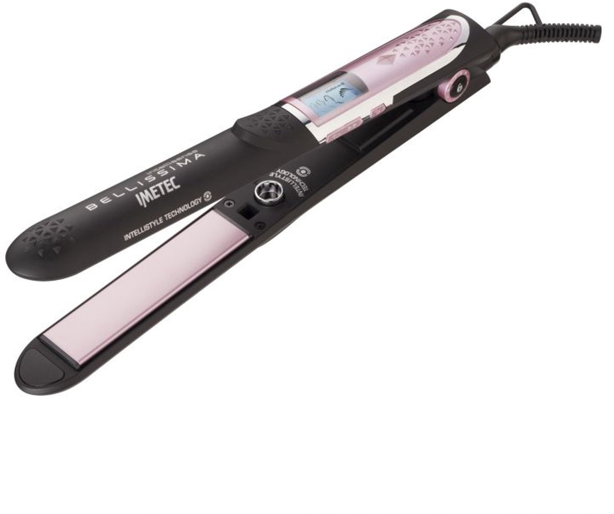 Bellissima Intelllisense B24 100 Stijltang Warm Zwart, Roze 1,8 m