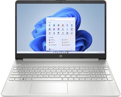 HP 15s-fq5610nd - 15.6" FHD - Intel i3 - 8GB Geheugen - 256GB M.2 SSD - Windows 11 Home - zilver