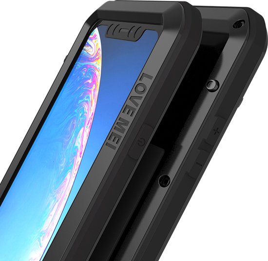 Coque Apple iPhone 11 Pro - Love Mei - Coque de protection extrême en métal - Zwart - Coque de téléphone portable - Coque de téléphone Convient pour Apple iPhone 11 Pro