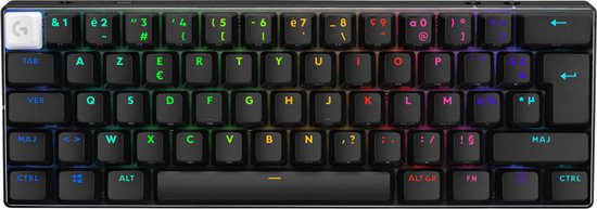 Logitech G PRO X 60 Lightspeed - Draadloos Gaming Toetsenbord - RGB - Tactile - Azerty - Zwart