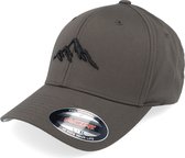 Hatstore- Mountain 3d Black/Dark Grey Flexfit - Wild Spirit Cap