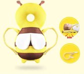 DW4Trading Baby Hoofdbeschermer Honingbij - Veiligheidskussen - Valrugzak - 3D Ademend - Peuter