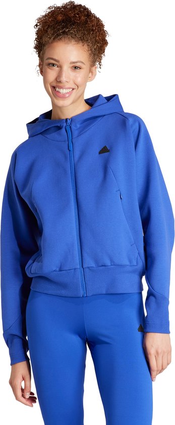 adidas Sportswear adidas Z.N.E. Ritshoodie - Dames - Blauw- L