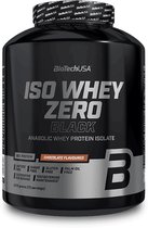 Protein Poeder - Iso Whey Zero Black - 2270g - BiotechUSA - 2270g Chocolade