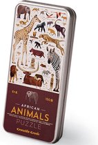 Crocodile Creek puzzel in blik African Animals - 150 stukjes