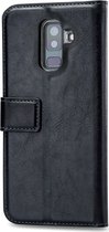 Mobilize Magnet Telefoonhoesje geschikt voor Samsung Galaxy A6 Plus (2018) Hoesje 2in1 Case - Zwart
