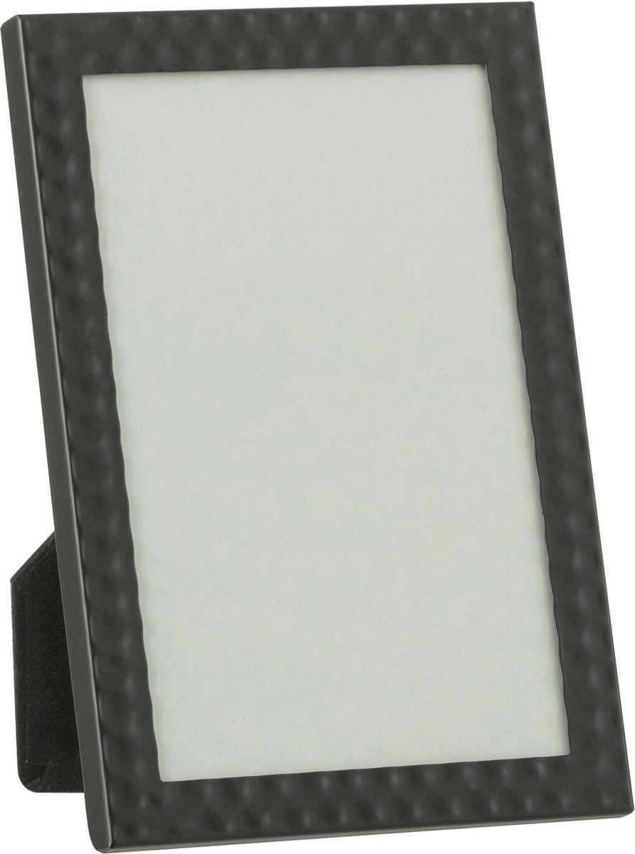 J-Line fotolijst Gehamered Boord - metaal - zwart - medium - 2 stuks