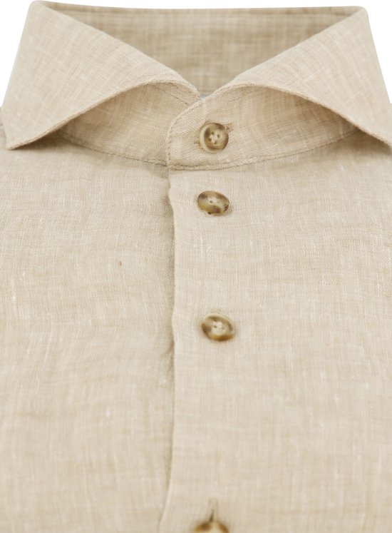John Miller business overhemd beige