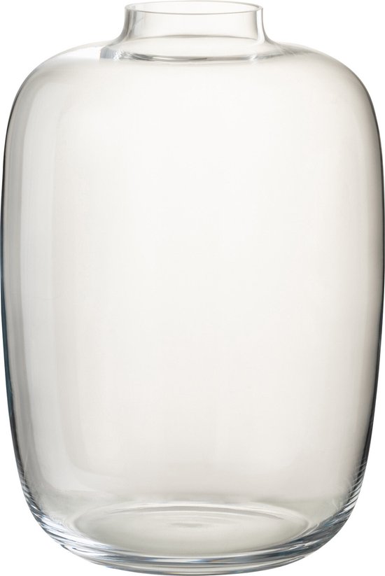 J-Line vase Cleo - verre - transparent - small - Ø 25 cm