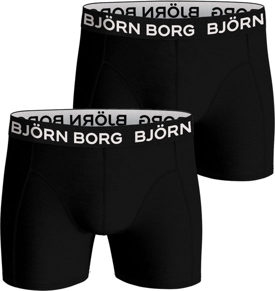Björn Borg Bamboo Cotton Blend boxers - heren boxers normale (2-pack) - multicolor - Maat: