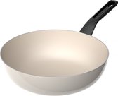 LEO Wok antikleef Glints Spirit - Ø 28cm - Wit - PFAS-vrij