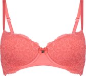 Hunkemöller Dames Lingerie Voorgevormde beugel bh Marine - Roze - maat D90