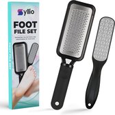 Syllio Professional Foot File - Dissolvants de callosités - Soins des pieds - Pédicure - Callus Trasp - Éliminateur de callosités professionnel