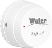 Slimme Lekkage Sensor | Zigbee Hub Noodzakelijk | Melding bij Waterlekkage| Batterij levensduur 1 jaar | Creeër uw eigen automatisering | Ideaal voor thuis, op kantoor of op scholen