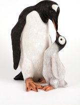 Pinguïn met baby - Hamac - Tuinbeeld