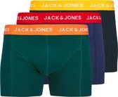 Jack & Jones Heren Boxershorts Trunks JACMICK Effen 3-Pack - Maat L