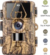 TrailCam Wildcamera 8K 60MP met 4G en Nachtzicht - Waterdicht - Wildlife camera - Jacht camera + GRATIS 32GB card