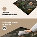 Inductiebeschermer met kruiden en specerijen, met schoonmaakdoek.
