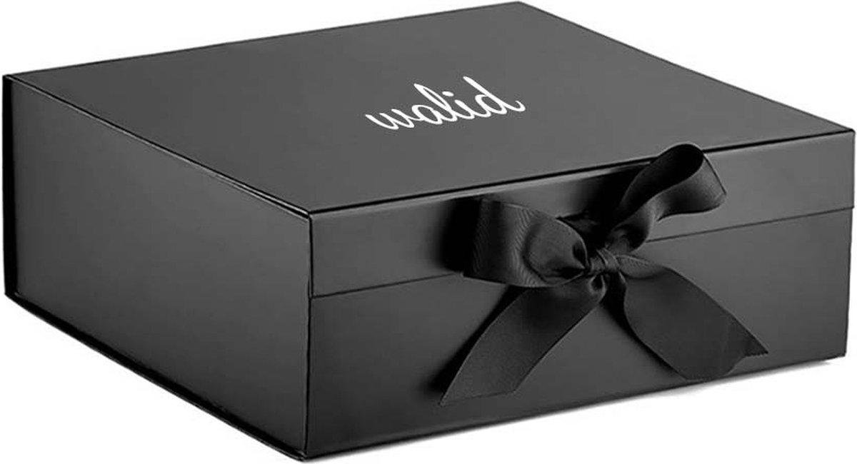 Cadeaudoos met naam walid, geschenkdoos met naam, walid giftbox met naam, herinneringdoos met naam, geboortedoos met naam, gepersonaliseerde geschenkdoos, bewaardoos met naam