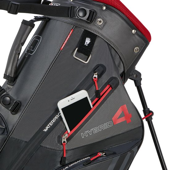 Big Max Aqua Hybrid 4 - Waterdichte Golftas - Cartbag - Zwart Grijs van Merkloos — afbeelding 5