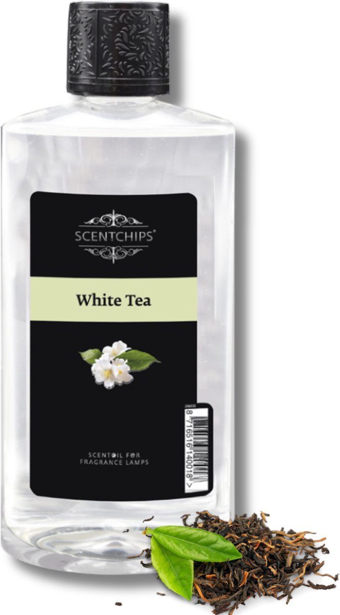 Goedkoopste Scentchips® White Tea - Geurolie Voor Oliebrander - Parfum Olie - Geurolie Voor Lampenolie - Geurlamp Olie - 475ml