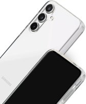Mobiparts hoesje geschikt voor Samsung Galaxy A35 5G - Zacht TPU - Schokabsorberend TPU - Grip Coating - Transparant
