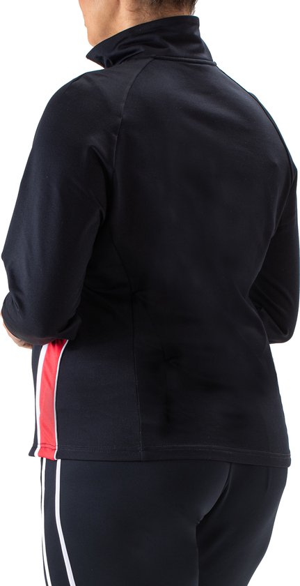 Donhobo Dames Sportjack - Licht Ademend Trainingsjack Met Rits & Zakken - Paars L