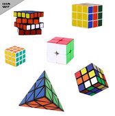 Wonderprice - Moyu Speed ​​​​Cube Cube Pack 6 Pièces - Holiday Fun Pack 2x2 3x3 4x4 cube ball magic cube smart cube cube - Magic Puzzle Cube - Jouets Éducatif - Jeux intelligents pour Enfants et Adultes - Casse-tête
