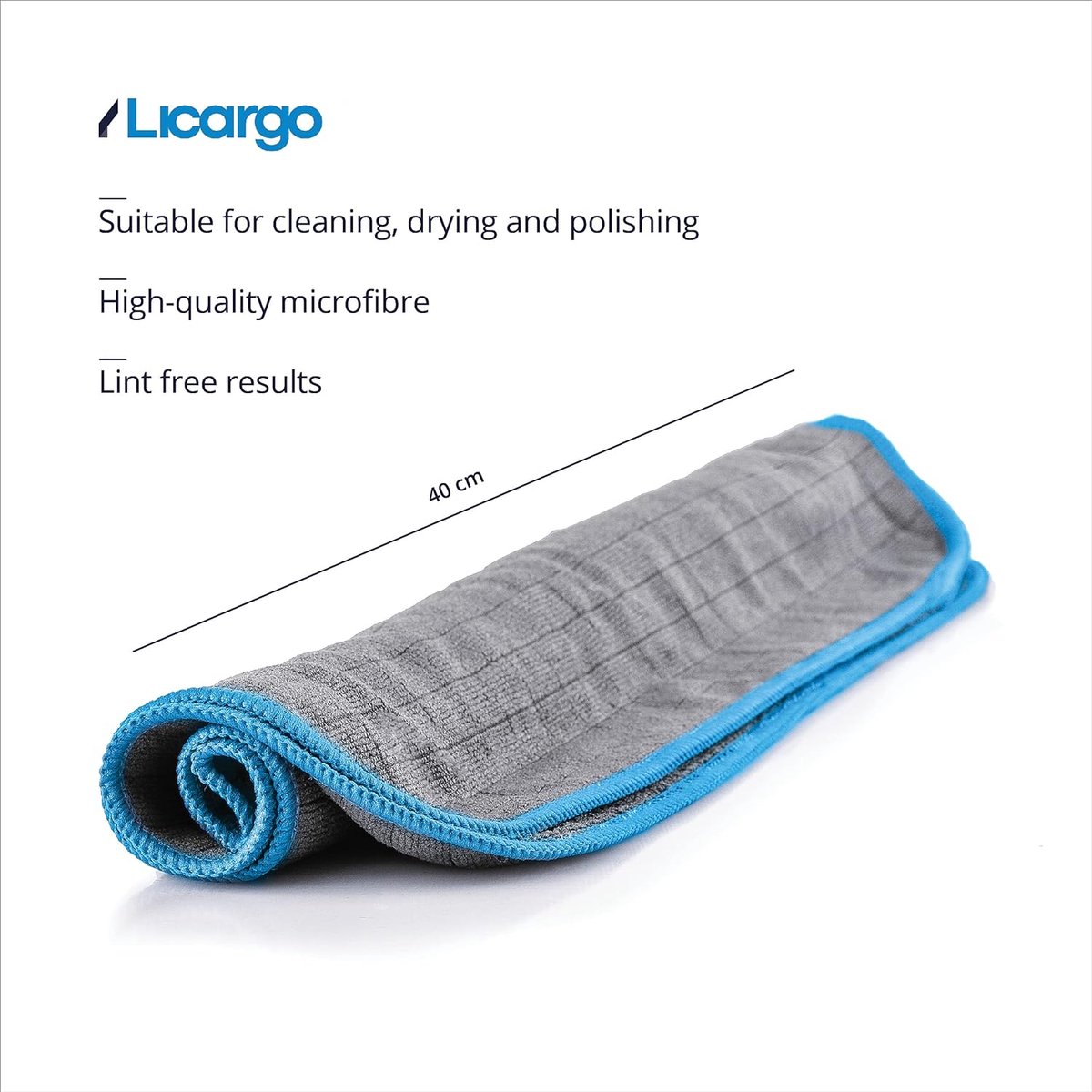EASY EAGLE Lackschonende Mikrofasertücher mit 380 GSM - 40 x 40 cm - Extrem Saug