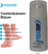 Pododip Blauw - 100 ml - Voetcrème - Hydrateert & Verzorgt