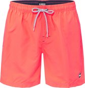 Happy Shorts Heren Zwemshort Effen Neon Rood - Maat XL - Zwembroek